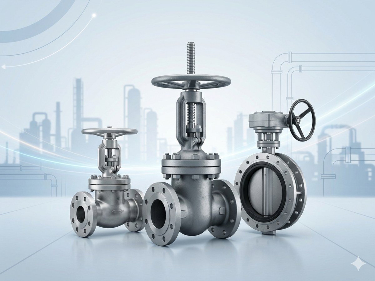 Gate valves and industrial isolation valves for pipeline shut-off service